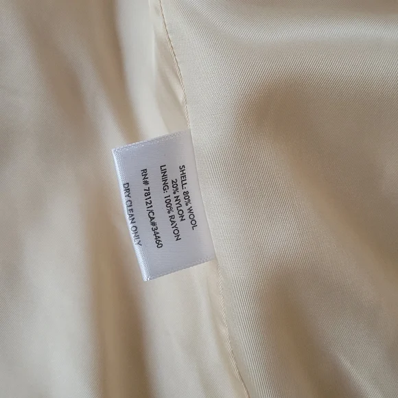 Eileen Fisher Cream Teddy Jacket - Picture 3 of 8